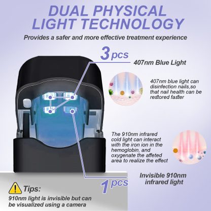 Nail Fungus Laser Treatment LED Light Device(Model:HK703) - Image 2