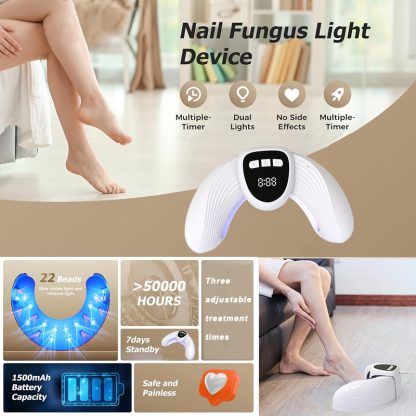 Nail Fungus Laser Treatment LED Light Device(Model:HK707) - Image 4