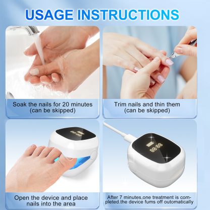 Nail Fungus Laser Treatment LED Light Device(Model:HK704) - Image 2